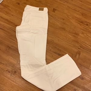 AEO white skinny jeans